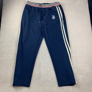 Shoe Palace Van Gogh Museum Track Pants Mens 2XL Navy Blue Beetle Stripe
